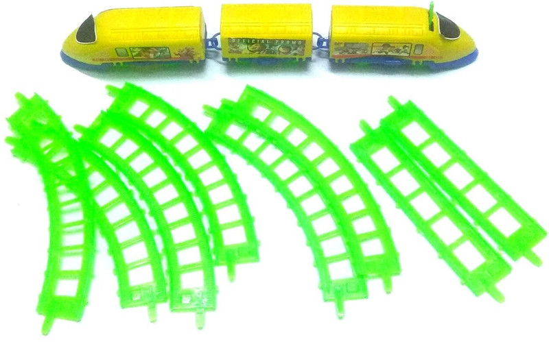nawani High Speed Train With Round Track Color(Yellow)