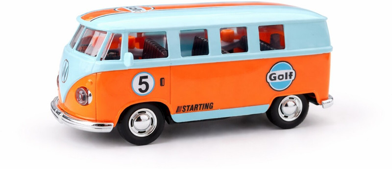 HAPPY CHAPPIE Die-Cast Metal Vintage Car Model Toy with Pull-Back Action & Openable Doors(Multicolor, Pack of: 1)