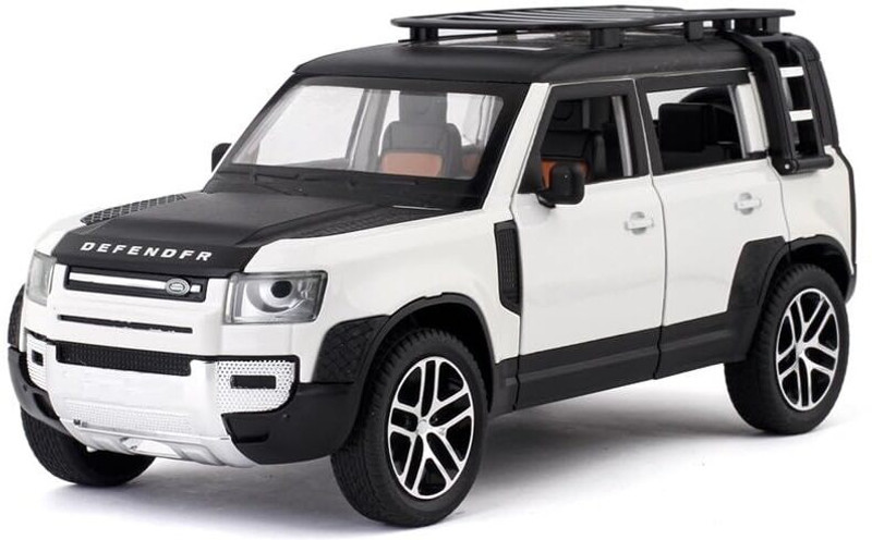 Devarth Land Rover Defender 1:24 Scale Model Exclusive Alloy Metal car Pull Back(Multicolor)