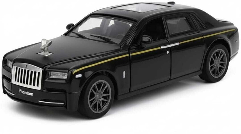 kidcraze Thar Roxx metal Car Toy for Kids Pull-Back Action & Openable Doors(Black, Pack of: 1)