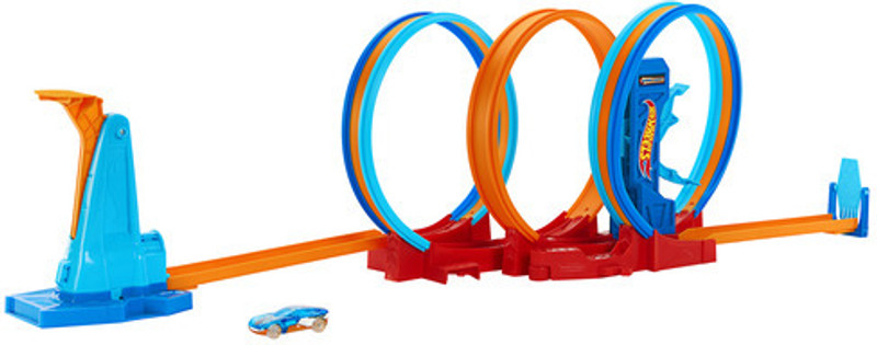 HOT WHEELS Ultra Hots Loop Madness with 3 Loops & 1 Toy Car(Multicolor)