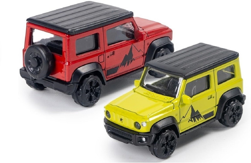 YUIOP - Die Cast Mini Zimmy Toy Jeep - Friction Powered Pull Back Car - Durable(Multicolor, Pack of: 1)