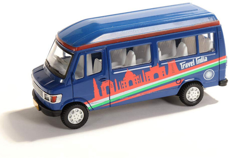 Shyam Creation Plastic 12 seater passenger tempo , without battery with pullback action(Multicolor, Pack of: 1)