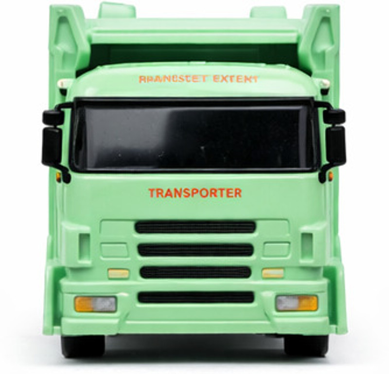 Radition Metal Muscle Car & Double Decker Carrier Truck Toy Set (1:64 Scale)(MINT GREEN, Pack of: 1)