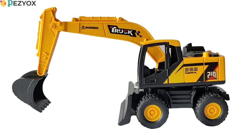 PEZYOX Exclusive Collection of Building Construction Vehicles Pretend Play Set for Kid(multicolur, Pack of: 1)