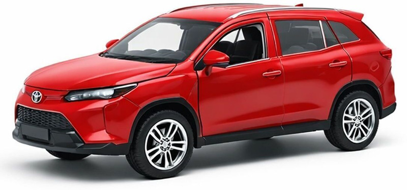 PIXOFUN Fortuner Die-Cast Metal Car Toy (1:32 Scale) - Music & Lights(Red, Pack of: 1)