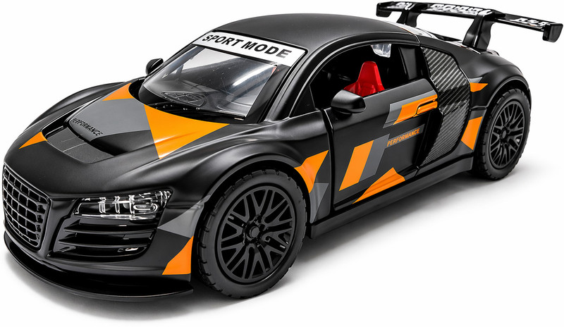 STORESTO STLC0701, Scale 1:32, Premium Sports Toy Car, Opening Doors(Black & Golden, Pack of: 1)