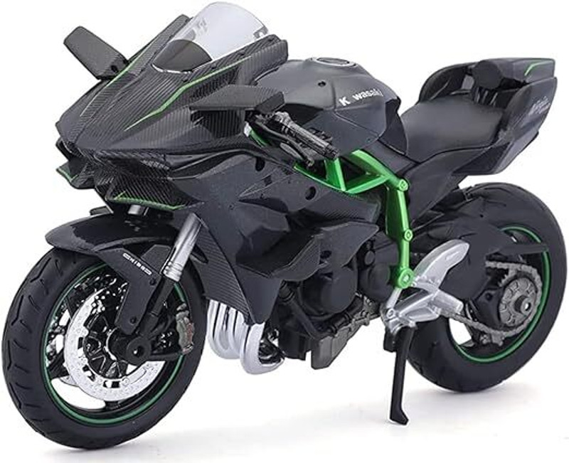 Bestie Toys 1/12 Ninja Bike Kawasaki Die cast Bike Motorcycle Toy with Light & Music Bike S(Multicolor)
