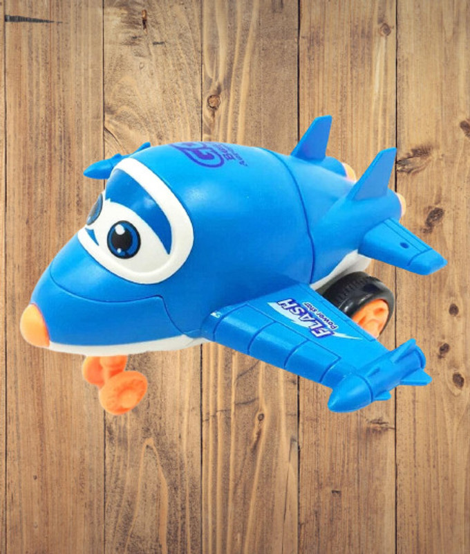 vworld Friction Push and Go Toy for Kids 2+ Years, Transfrom from Plane to Robot(Multicolor, Pack of: 1)