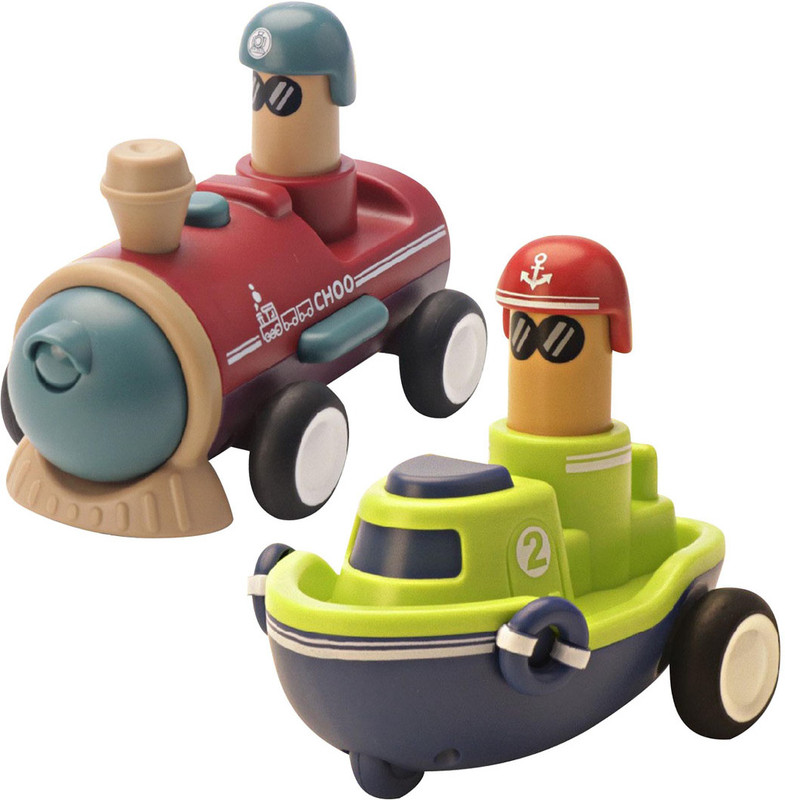 ZONEPIA Unbreakable Friction Powered Diecast Push(SET8, Pack of: 2)
