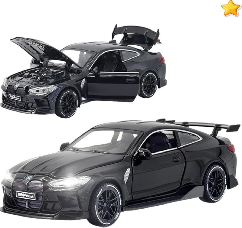 GKNEX toyBMW M4 1:32 Scale Diecast Model Car Metal Collectible Toy Vehicle(Multicolor, Pack of: 1)