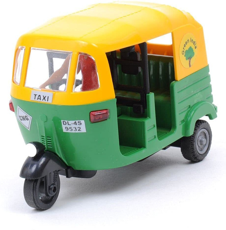 WOOGE CNG Auto Rickshaw Toy for Kids(Multicolor)(Multicolor, Pack of: 1)