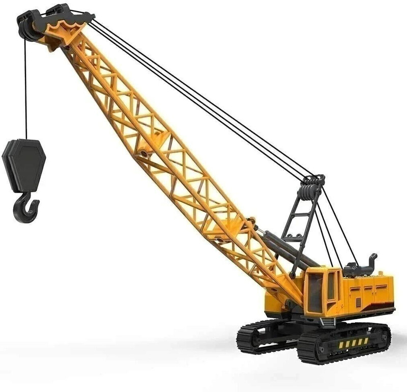 SHIPEASE Friction Powered 360 Degree Rotating Towing Crane Construction Truck for Kids(Multicolor, Pack of: 1)