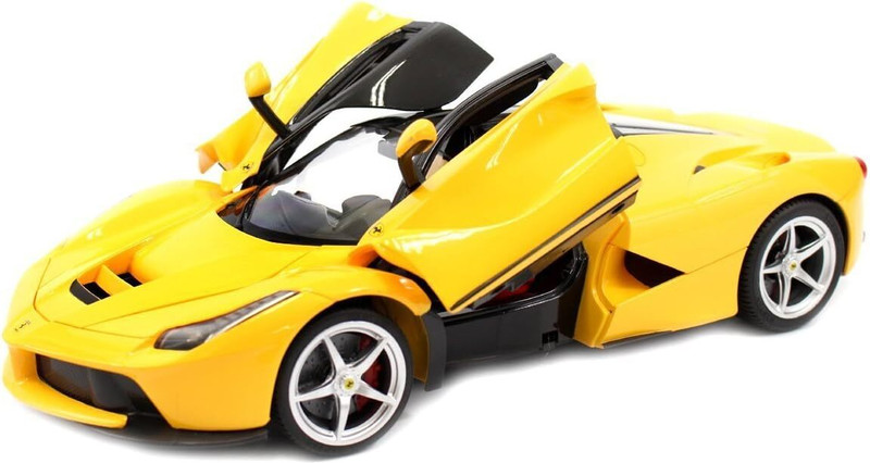 Babuniya Sports Car Die-Cast Toy – 1:32 Scale, Pull Back, Opening Doors, Premium Model(Yellow, Pack of: 1)