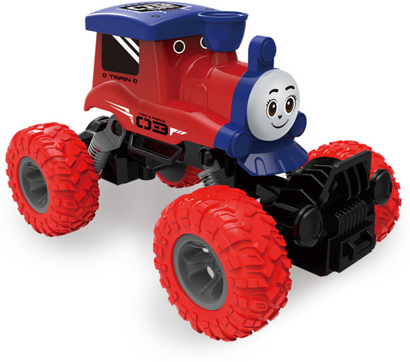 SR Toys Cartoon Train Car Engien Toy for kids(Multicolor, Pack of: 1)