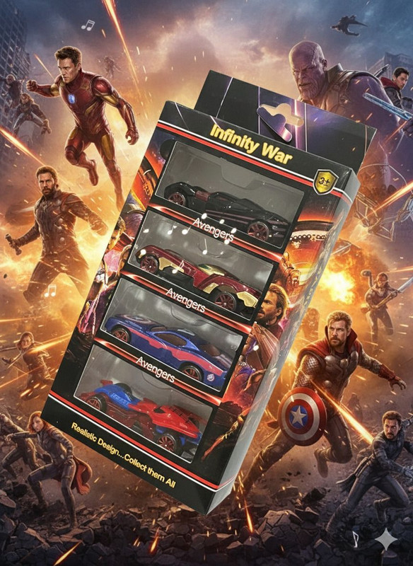 MSS Avengers Metal Cars-Infinity war(Multicolor, Pack of: 4)