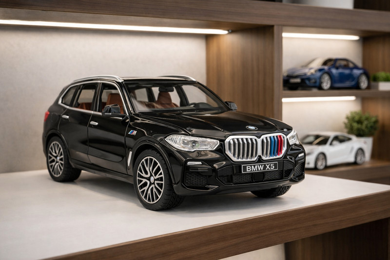 Ragiluxe Zinc Alloy Pull Back Toy For Kids 1:32 BMW X5 Model Car Toy(Multicolor, Pack of: 1)