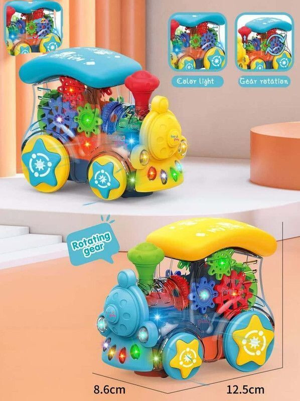 baniya toyz Gear Light & Music Train Toy(Multicolor, Pack of: 1)