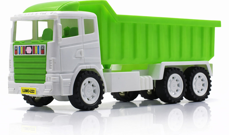 neoinsta shopping Friction Powered Plastic jcb dumper construction truck White|Green toy(small)(White, Green, Pack of: 1)