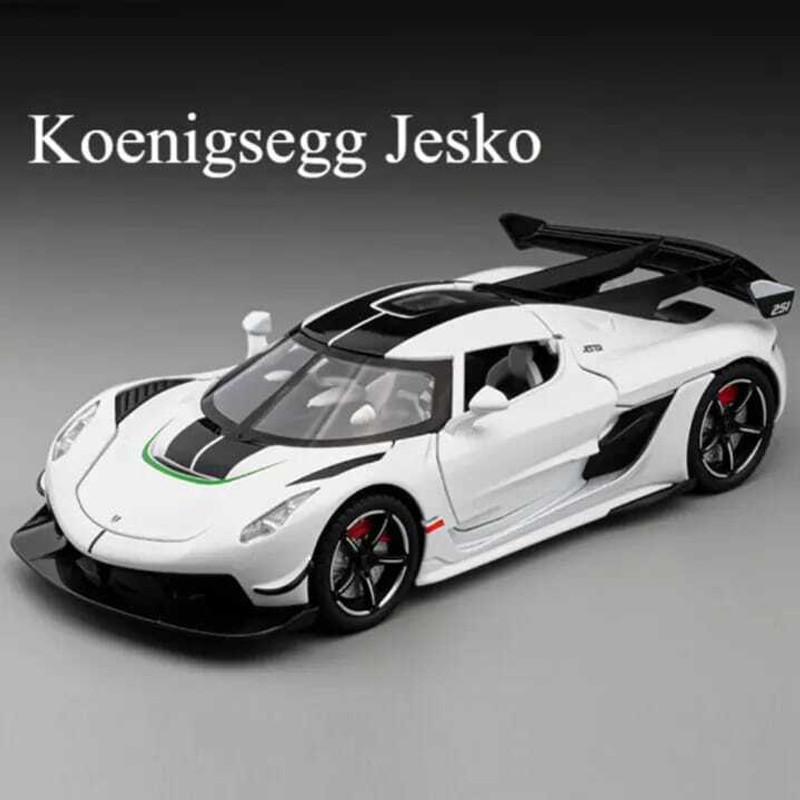 ZHASK New Rare Edition 1:24 Koenigsegg Jesko Alloy Model car [color as per stock](Multicolor, Pack of: 1)