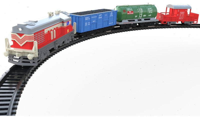 centy toys Mini Cargo Train(Multicolor, Pack of: 14)