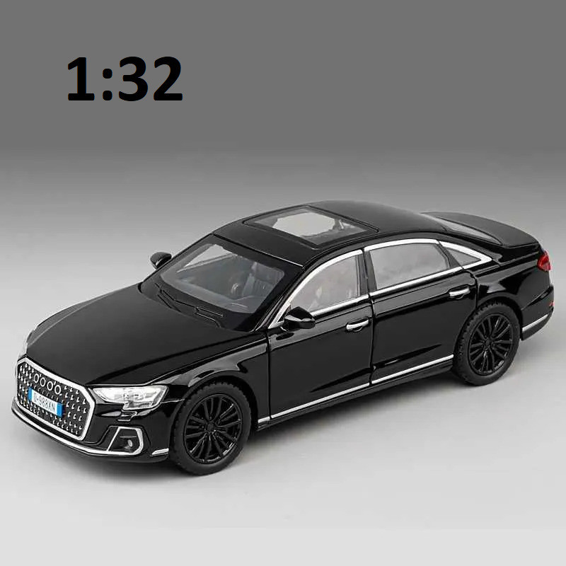 GKNEX 1:32 Audi A8 Die cast Model alloy metal car toy Realistic Sound and Light(Multicolor, Pack of: 1)