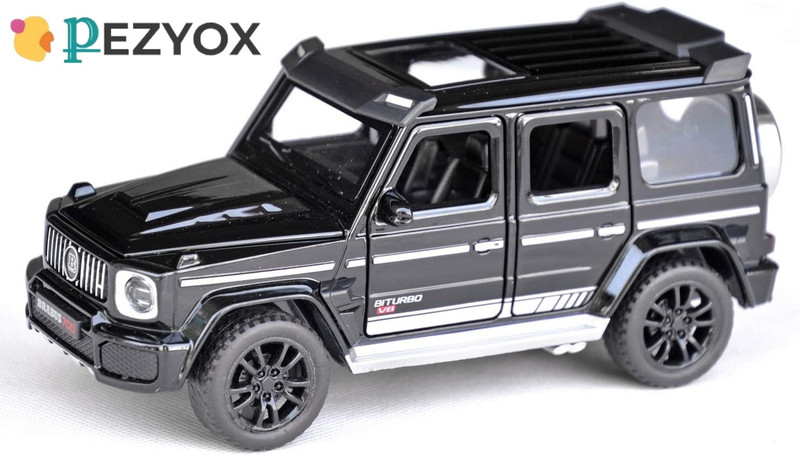 PEZYOX 1:32 Brabus G700 SUV car Toys Metal Car Play Vehicle for kids(Black)