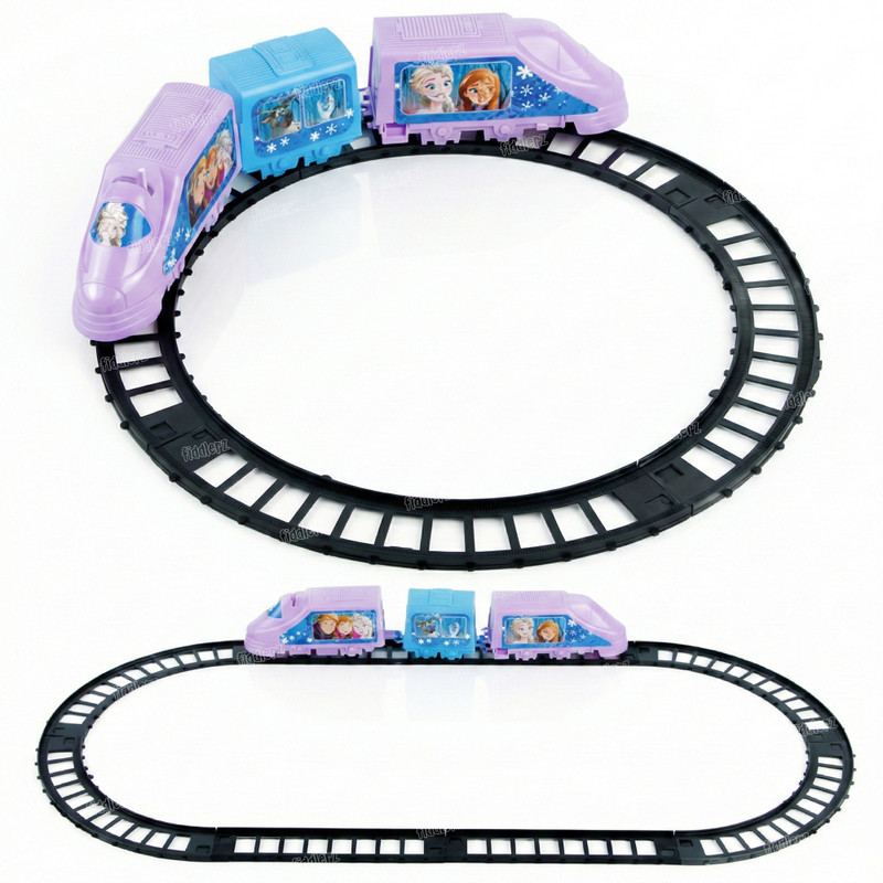 FIDDLERZ Bullet Train Set for Kids Toy Train with Track & Train et for kids(Purple, Pack of: 1)