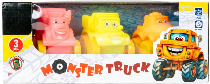 Tapaniya Enterprise Mini Cartoon Toy Cars for Kids Pack of 3 | Pull Back Vehicle Toys(Multicolor, Pack of: 3)