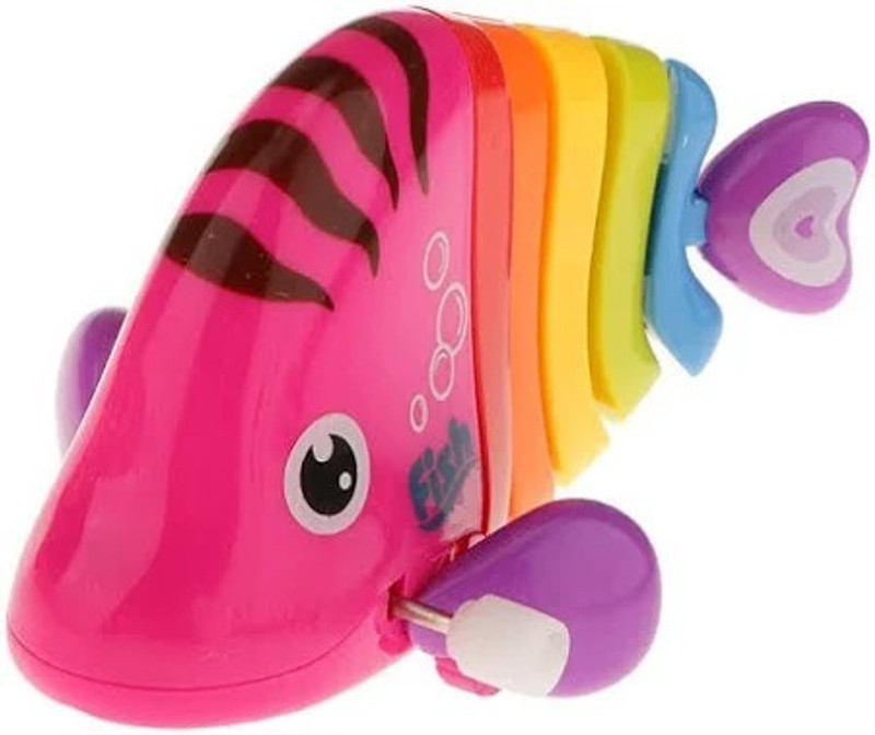 ANGELS PRIDE Colorful Crawling Jumping Windup Fish Toys for Kids(Multicolor, Pack of: 2)