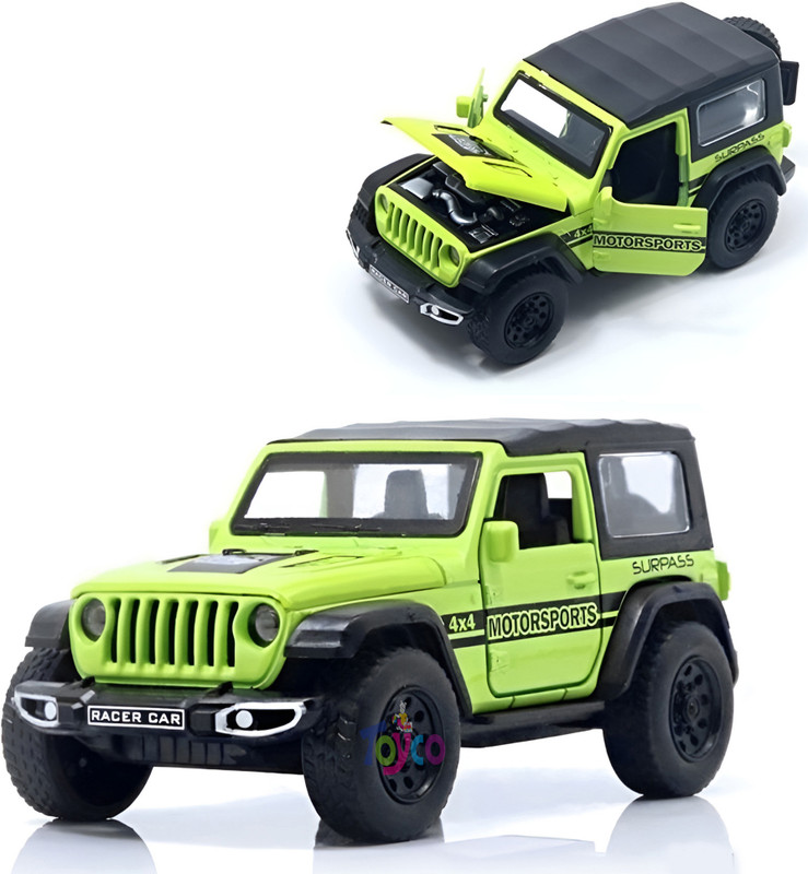 Toyco 1:36 Scale Alloy Die-Cast Metal Motorsports Toy Car ( Open Door & Pull Back )MS(Assorted Color, Pack of: 1)