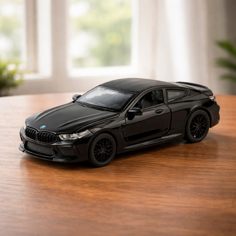 GKNEX Kids Toy Car 1:32 BMW M8 Alloy Die-Cast Model Car Sound,Light Pull Back Action(Multicolor, Pack of: 1)