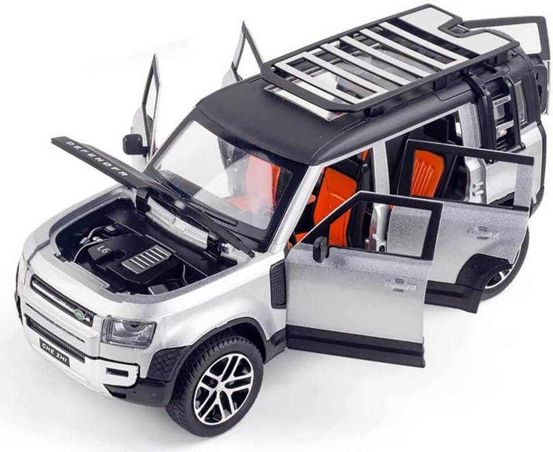PLAYGO METAL DEFENDER JEEP Car Light & Sound Push & Pull Back(mulitcolour, Pack of: 1)