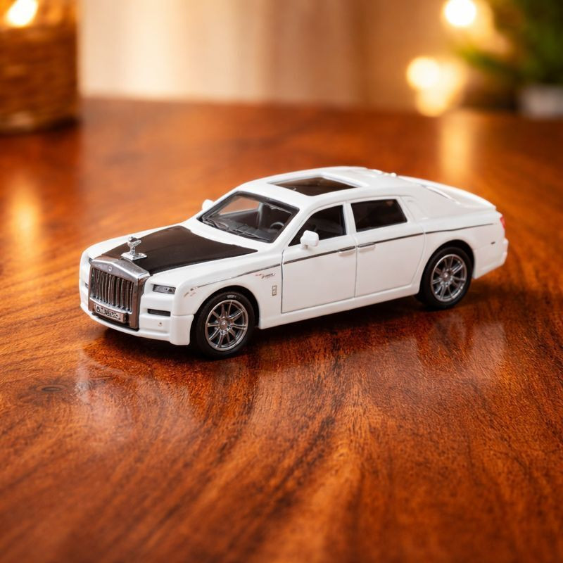 AADVIK SINGH GLOBAL Die Cast Metal Toy Car With Opening Doors |Metal Car For Kids(White, Pack of: 1)