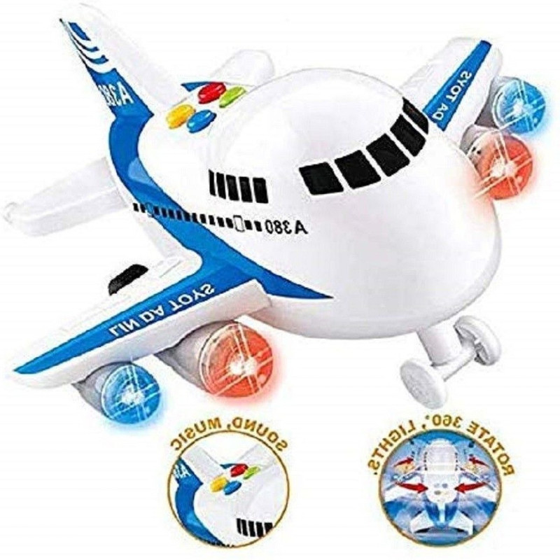 RUTSHRA Power AirbuJumbo Aeroplane HMC-1913(Multicolor)