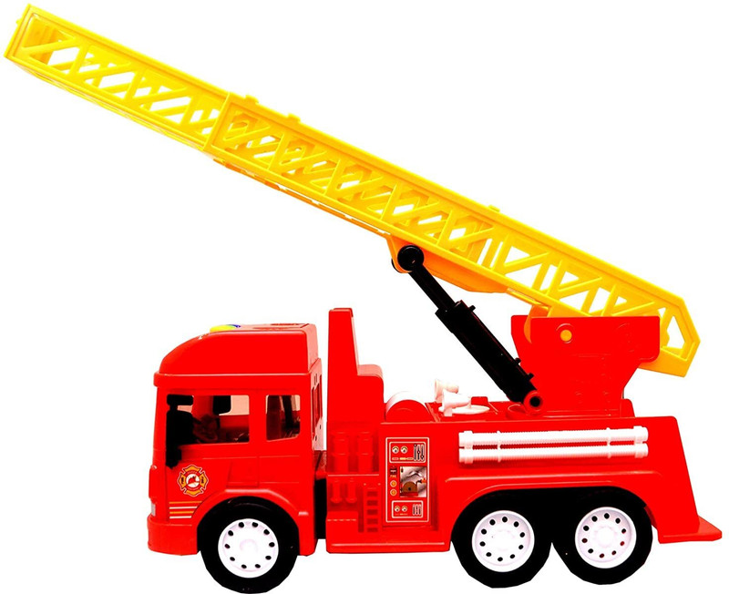 himanshu tex Fire Rescue Truck Play Vehicles fire Truck fire Engine Toys for Children Kids(Multicolor, Pack of: 1)