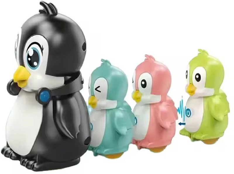 RUTSHRA Penguin train 3D ElectronicRU28(Multicolor, Pack of: 1)