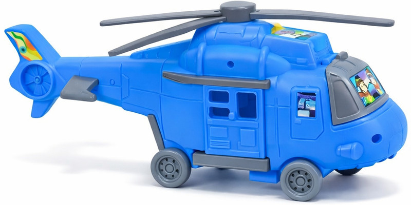 HEYKAM Push & Go Toy Helicopter for Kids | Rotating Rotor, Sliding Door Toy(Pink, Pack of: 1)