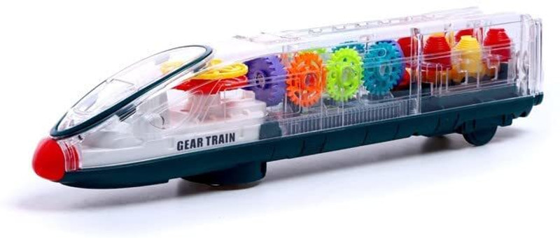 Dandur 3D Train Toy for Boys & Girls with 360 Degree Rotation with light(Multicolor, Pack of: 1)