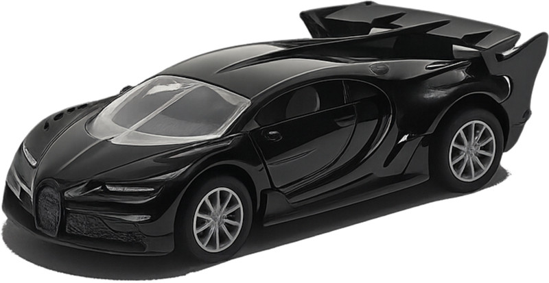 speedyz DIE CAST SPORTS CAR BLACK 1:32 PULLBACK OPENING DOOR(Black, Pack of: 1)