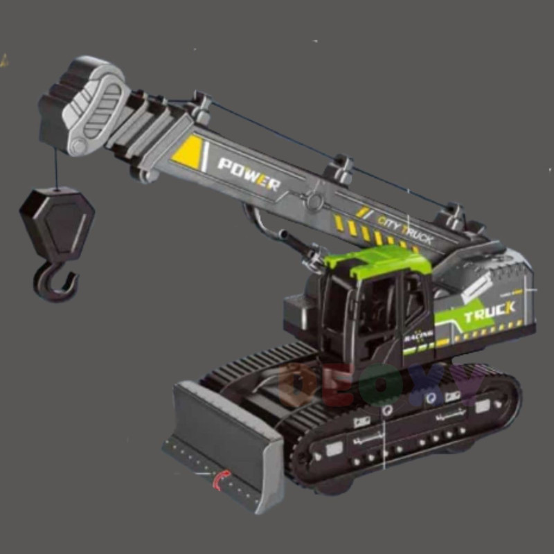 deoxy Big Excavator Construction Crane Toys for Kids(Yellow, Pack of: 1)