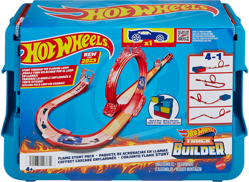 HOT WHEELS Track Builder Fire Stunt Pack(Multicolor)