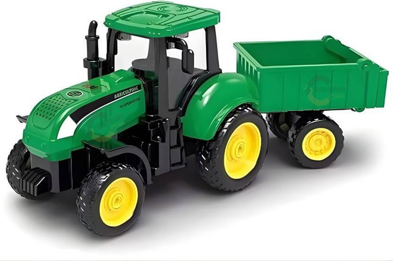 Just craft Farm Tractor Toys for Kids- Small Agricultural Friction Tractor Toy for Boys(Green, Pack of: 1)