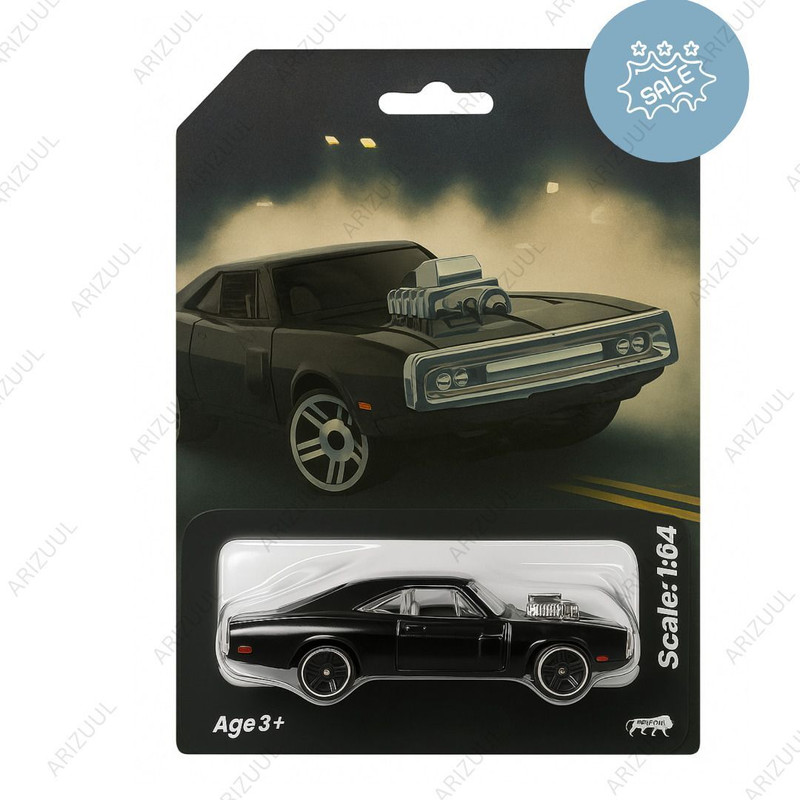Arizuul 1:64 Dodge Challenger 1970 – High-Quality Metal Toy Car Diecast Toy(Black, Red, Blue, Pack of: 1)