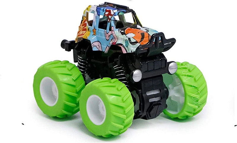 blue seed Mini monster truck toy&game Stunt car Friction Powered Cars Push go Truck Sports(Multicolor, Pack of: 1)