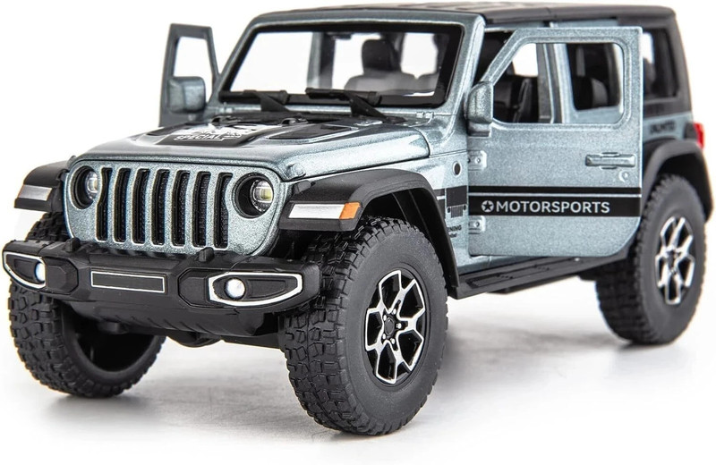 Zuuluzrs Diecast Model Alloy Jeep Wrangler Rubicon 1941 Metal with 6 Openable Doors(Multicolor, Pack of: 1)