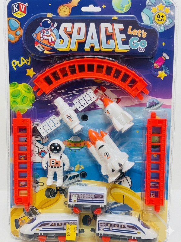 chirayu toyz Space Train set(White, Red, Pack of: 1)