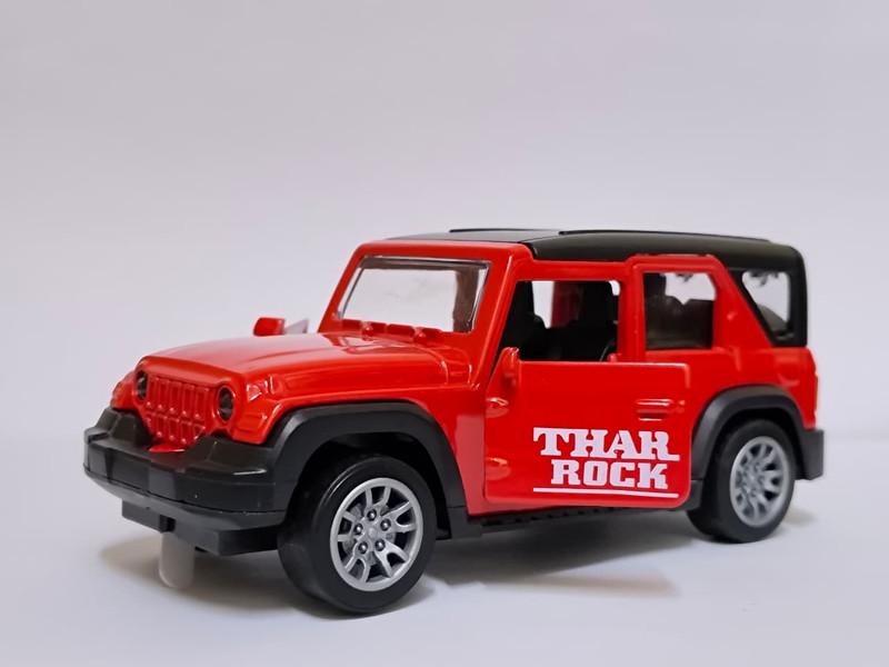 Sartaheg Metal Thar Car Pull Back Thar Toy Car Die-cast Model Thar - PACK OF 1(Red, Pack of: 1)