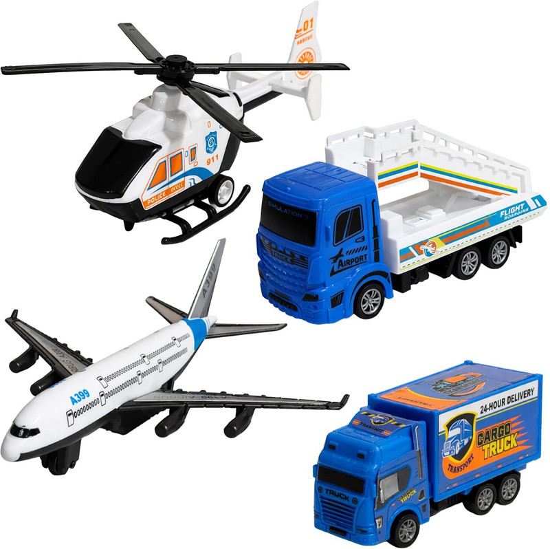 FunBlast Toys for Kids, Pull Back Vehicles Toys for 3+ Years Kids, Birthday Gift for Kids(Multicolor, Pack of: 4)