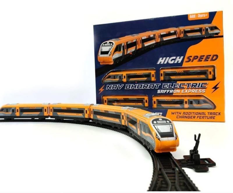 Toyterra Vande Bharat Saffron New Train Set 23 Pcs for Kids 3+(Orange, Pack of: 1)